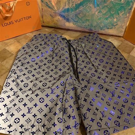 louis vuitton reflective shorts